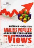 Prosedur - prosedur analisis populer : aplikasi riset skripsi dan tesis dengan eviews