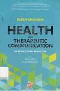 Health and therapeutic communication  an intelcultural perspective