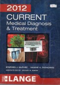 2012 Current medical diagnosis & treatment