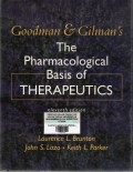 Goodman & gilman's the pharmacological basic of therapeutics