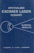 Opthalmic excimer laser surgery