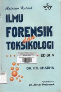 Ilmu forensik dan toksikologi : catatan kuliah