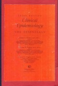 Clinical epidemiology the essentials