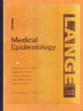 Medical epidemiology a lange medical book