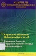 Kumpulan keputusan muktamar muhammadiyah  ke-45 di Malang