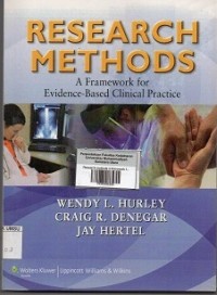 Image of Research methods a framework for evidence-baseddd clinical practice