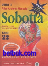 Image of Atlas anatomi manusia Sobotta : kepala, leher, ekstremitas atas, Jilid 1