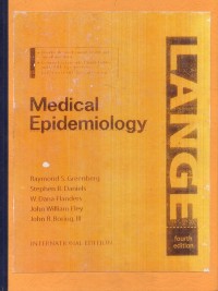 Medical epidemiology a lange medical book