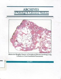 Archives of pathology & laborattory medicine : distinctive ringlike pattern...