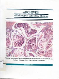 Archives of pathology & laboratory medicine : typical mucinous...